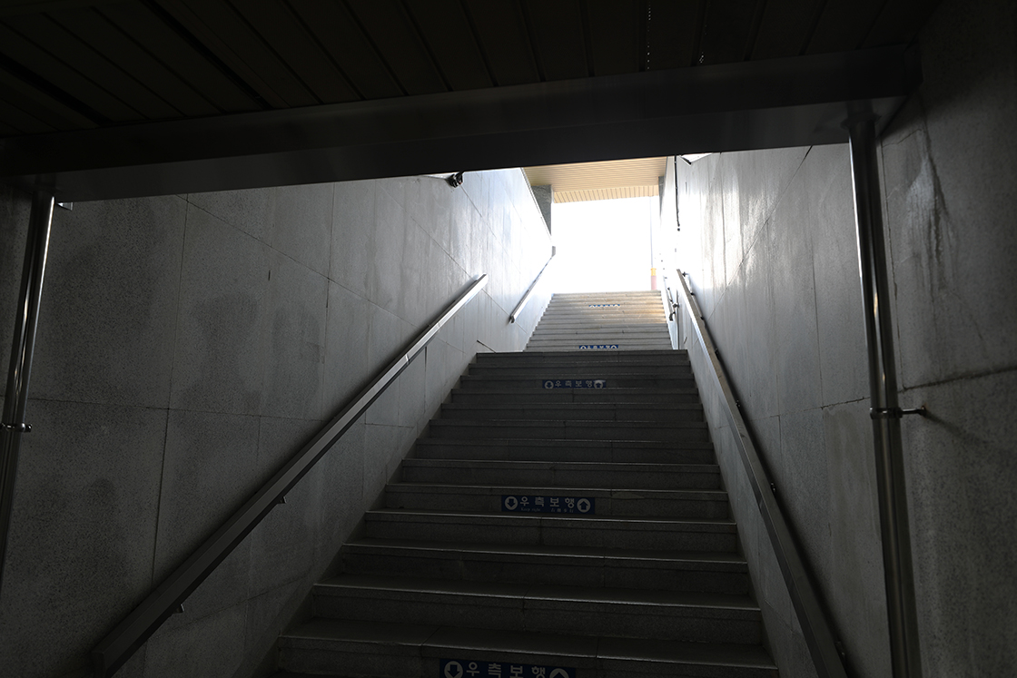 창원시 중앙동 지하도